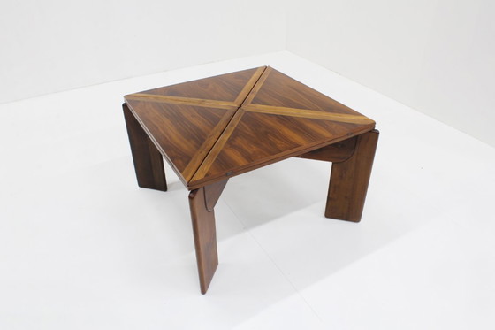 Image 1 of  Vintage uitschuifbare eettafel Silvio Coppola voor Bernini, jaren 60 Italië