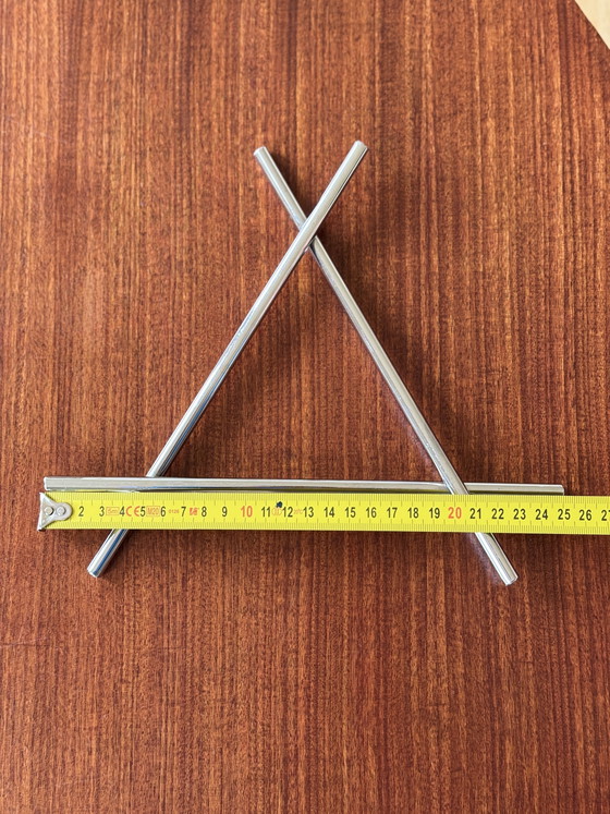 Image 1 of Set mit 2 Edelstahl-Untersetzern – minimalistisches Design