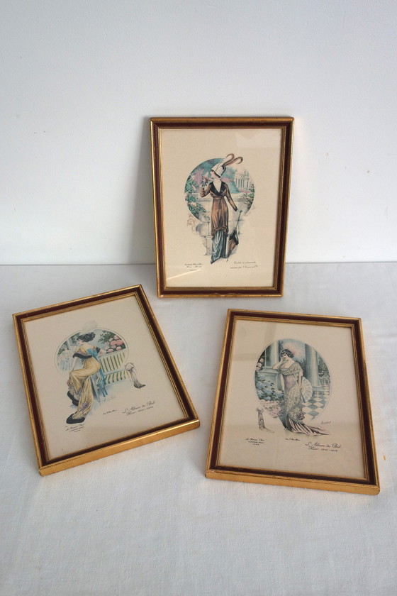 Image 1 of 3 stampe d'epoca dell'inizio del XX secolo