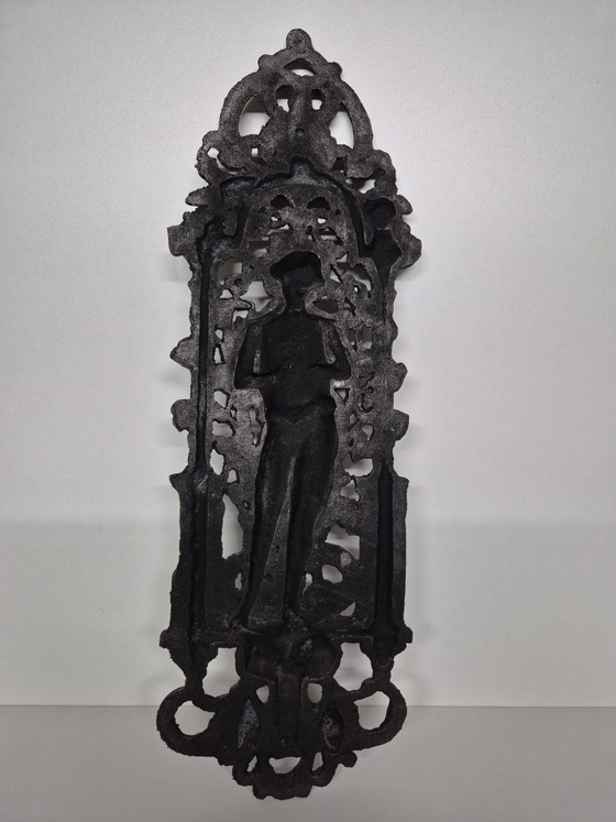 Antiek Frans Gietijzeren Ornament – Wanddecoratie, Cast Iron (photo 3 of 4)