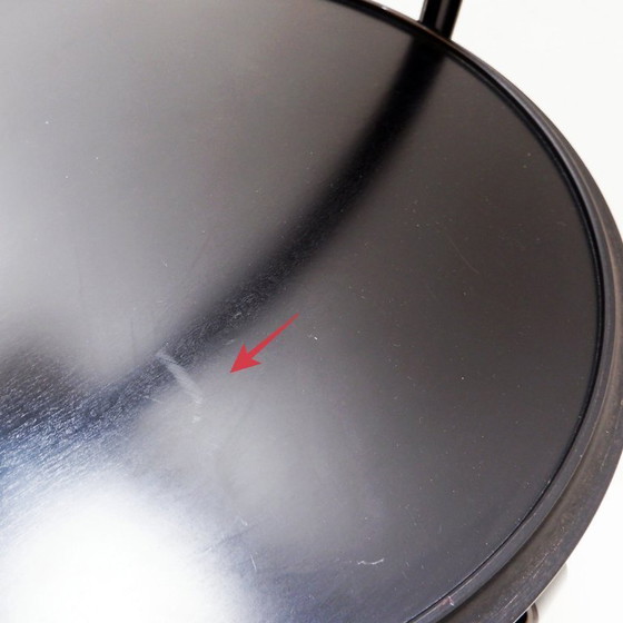 Image 1 of Chariot à boissons en bois de style milieu du XXe siècle avec une finition ébonisée 