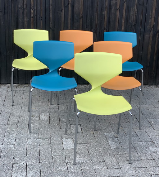 6x TONON Italie chaises design