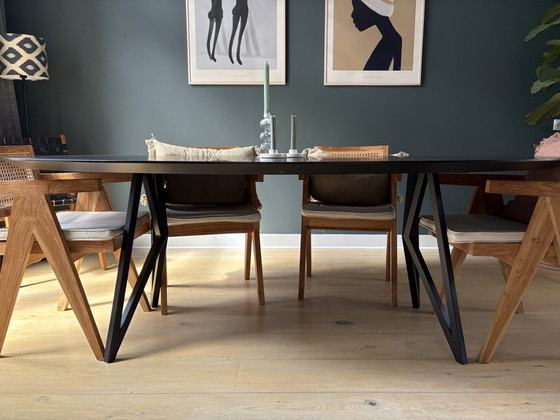 Image 1 of Studio Henk HPL ovale eettafel 220cm