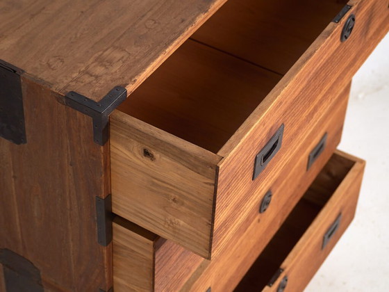 Antique Japanese Tansu Merchant's Chest of Drawers - Taishō / Showa Period (c. ) #36 – Iron (photo 15 of 40)
