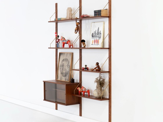 Teak Modular Shelving Unit, Danish Design, 1960s, Made in Denmark – Wood (photo 3 of 16)