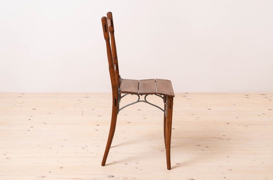 Image 1 of Set of 8 Dining / Inn Chairs, Valentin Jadrníček, Early 20th Century