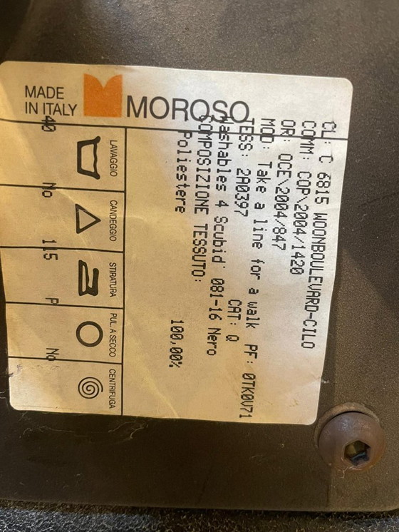 Image 1 of Moroso Chair Take a Line for a Walk (Footstool Gratis)