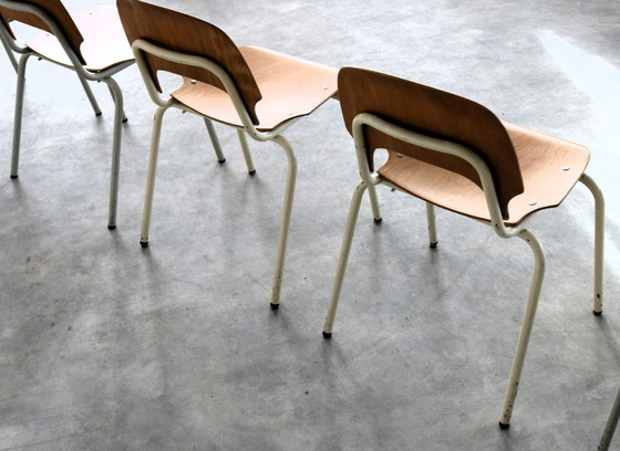 Image 1 of 5x stapelbare Industriestühle