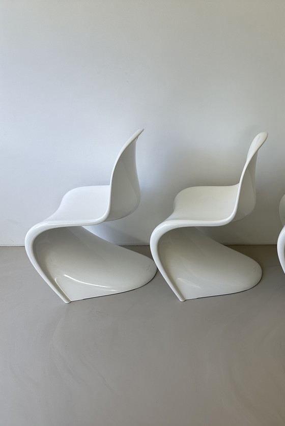 Image 1 of Silla Vitra Panton Classic, 2 unidades, blanco brillante