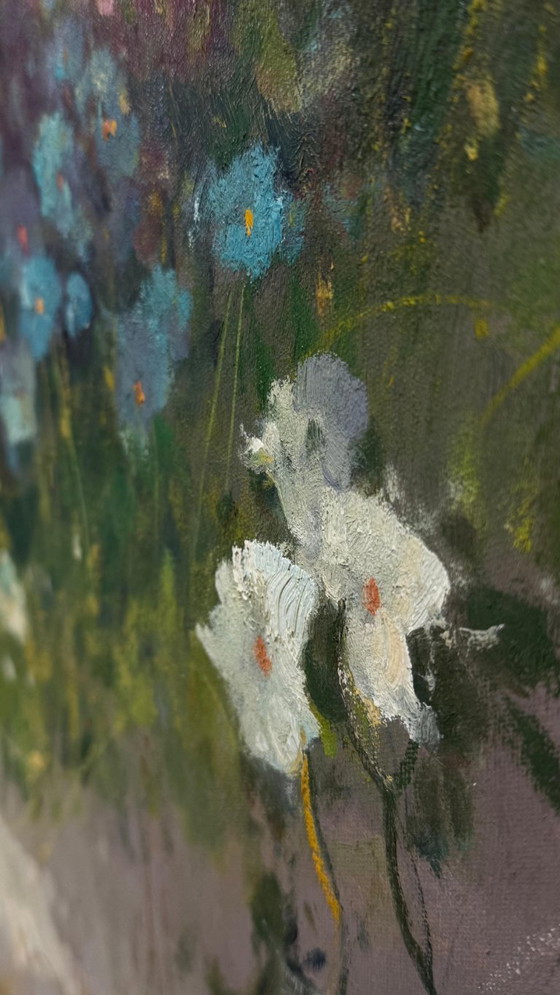 Image 1 of Oil on canvas (A.Raffandre 1995) like new 1.35cm x 65cm