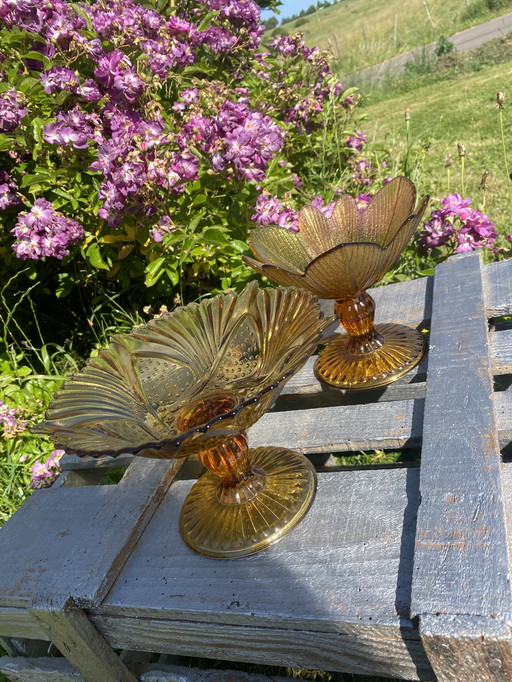 Lot 2 coupes Art Deco 