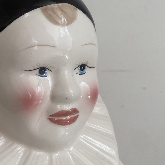 Image 1 of Lutscher-Präsentationsständer „Pierrot Gourmand“ aus Steingut