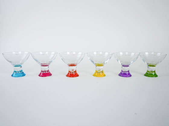 Image 1 of Set di ciotole da dessert, design italiano, anni '80, produzione: Italia