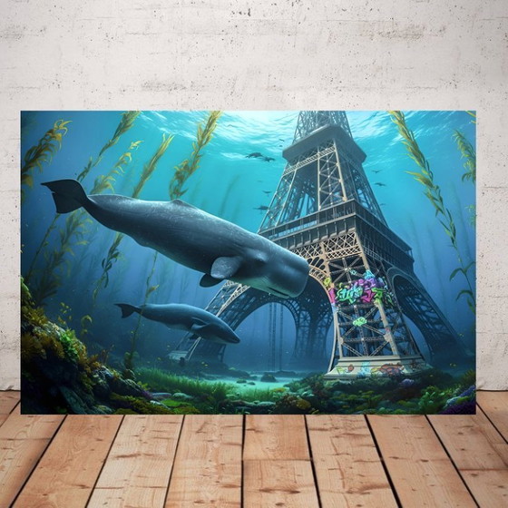 Image 1 of Photo imprimée sur plexiglass / La tour Eiffel / Paris