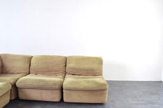 Image 1 of Sofá esquinero modular de mediados de siglo de Rolf Benz, década de 1970.