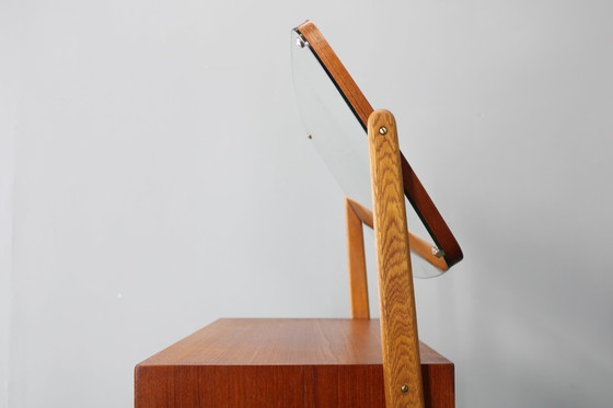 Image 1 of 1960s Danish Teak Cabinet with Mirror