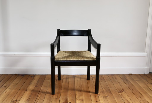 Vintage Carimate Design Armchair Vico Magistretti