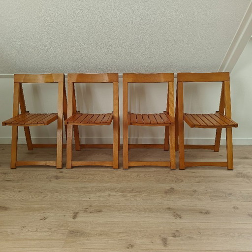 4 Trieste Aldo Jacober chairs manufacturer Alberto Bazzani