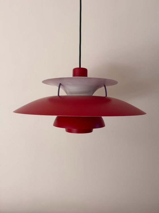 Image 1 of Vintage rare rouge Louis Poulsen PH5 - Poul Henningsen