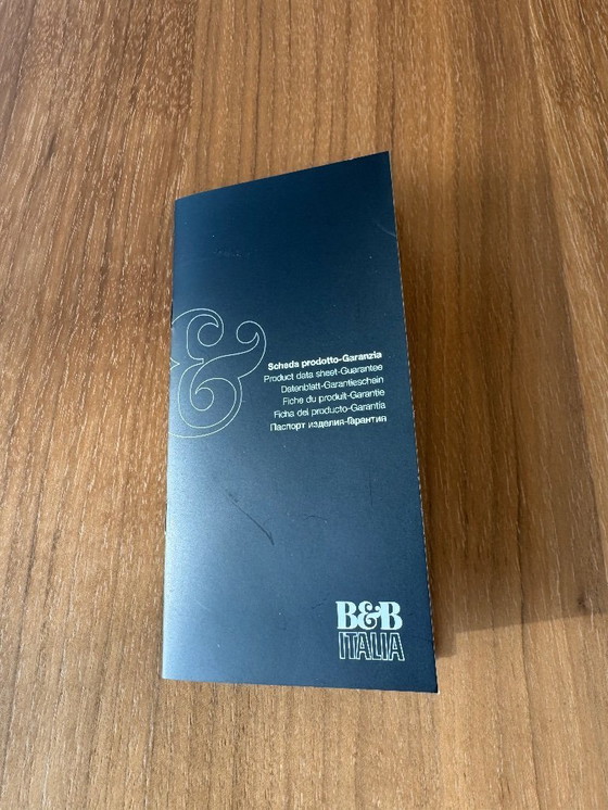 Image 1 of Sofá Tufty de B&B Italia (antracita) con puf/otomana