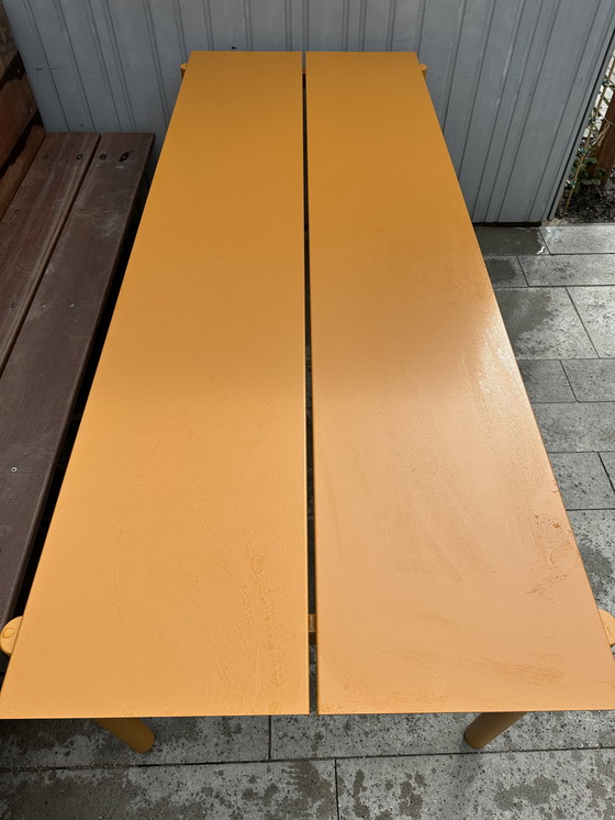 Image 1 of Muuto design Linear steel tafel burnt orange