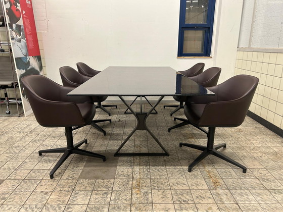 Image 1 of Fiam | Studio Klass | Dining Table | Vitra Softshells