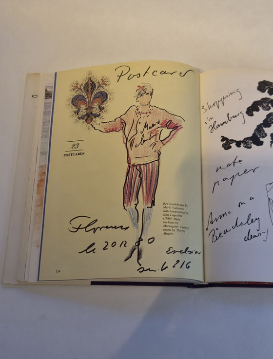 Sketchbook di Karl Lagerfeld (1986) Prima edizione – Libri d'arte, Carta (photo 4 of 15)