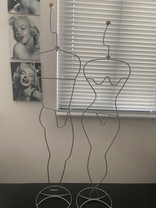 Set IKEA HÄPEN Wire Figures Dressboy Design by Ehlén Johansson 1988