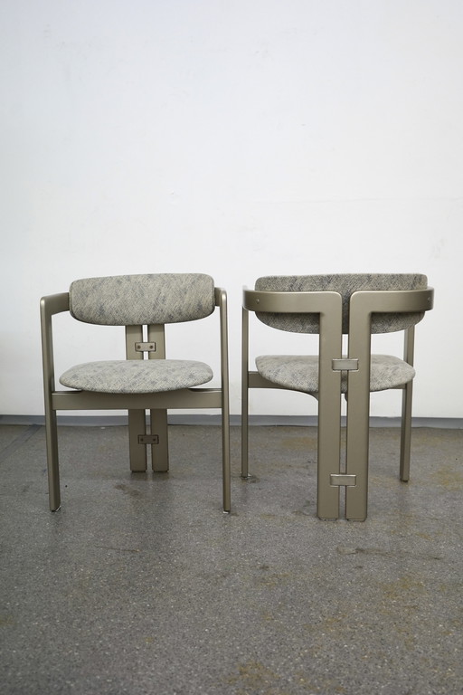 Set van 6 Pamplona Stühlen - Augusto Savini voor Pozzi, Italië jaren 70