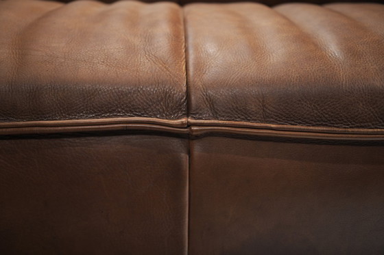 Image 1 of Prachtige vintage Ringo Sofa in leer van Gerard Van Den Berg voor Montis 1979