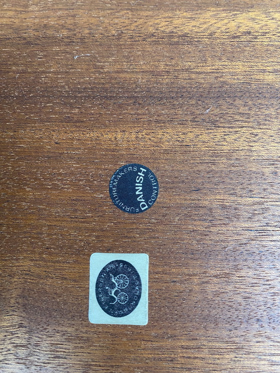 Image 1 of Mesa de centro de teca retro, mesa auxiliar, Niels Bach, danés