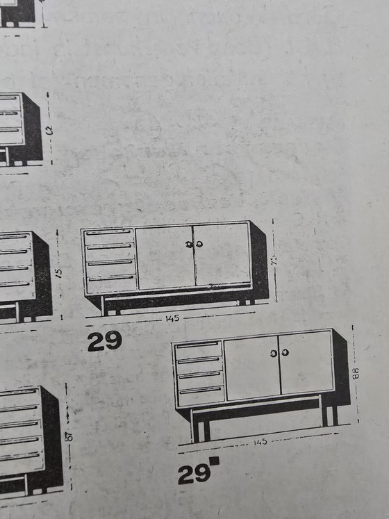 Image 1 of Zeldzaam Dressoir door mart stam (goed wonen) 