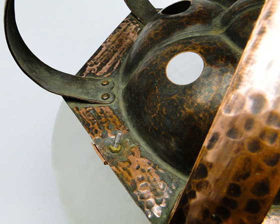 20th Century Glass Pendant Lamp, Austro-Hungary, 1890s – Brass (photo 14 of 24)
