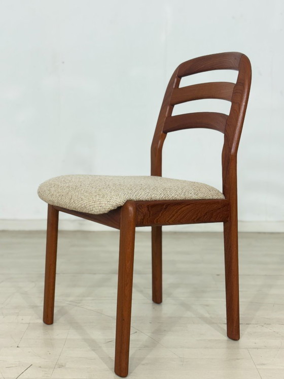 Image 1 of 4x Dyrlund dining chairs, vintage style