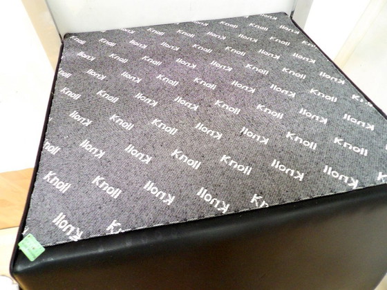 Image 1 of 2x Knoll Int. Sedia Brno, Sedia a sbalzo / Freischwinger Stuhl, Mies van der Rohe, Acciaio piatto cromato, rivestimento in pelle