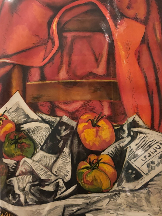 Lithograph of Still Life with Jacket by Renato Guttuso 1960s – Paintings & Drawings, Realisme (photo 2 of 7)