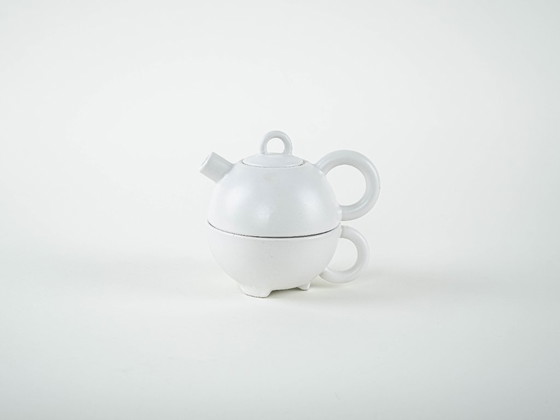 Image 1 of Teapot and cup set, Danish design, 1990s, manufactured by Broste Copenhagen