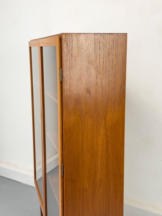 Teak Cabinet With Glass Doors From Omann Jun, 1960s – Display cabinets, Wood (photo 18 of 20)