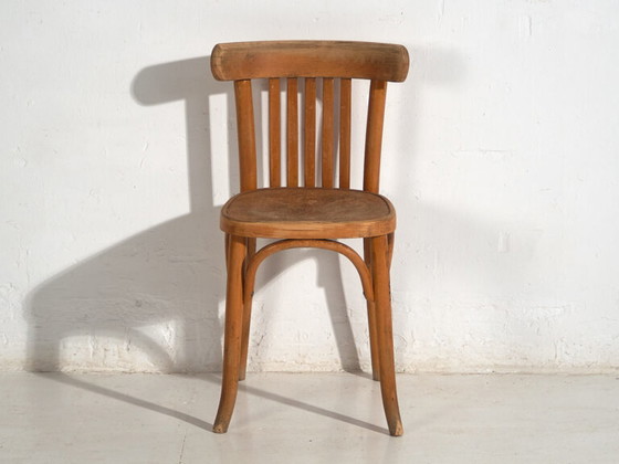 Antique Thonet bistro chairs (c.1920). Set of 6 pieces #4 – Dining chairs (photo 19 of 40)