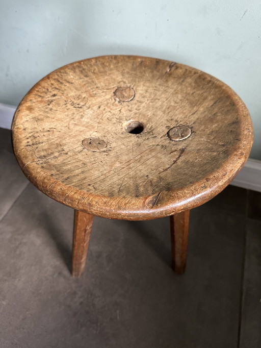 Antique wooden stool
