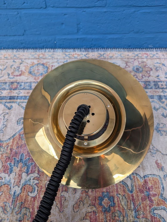 Image 1 of Lampe pendante vintage en laiton, design danois de Vitrika