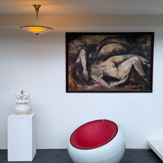 Image 1 of Plafonnier/suspension Art Déco années 1930