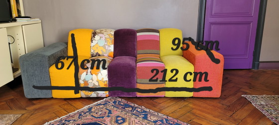 Prachtige Rythme Missoni Home bank van Roche Bobois – Banken, Textile, Velvet (photo 7 of 7)