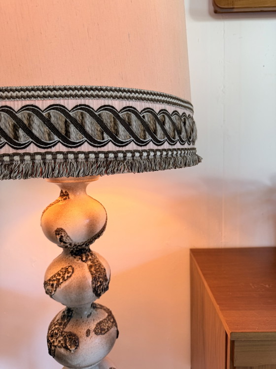 Image 1 of Vintage XL Keramieken Bubble Vloerlamp, Kaiser Leuchte ‘60