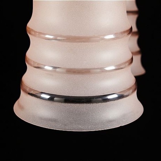 Image 1 of 3x Vintage Opaline lampenkappen.