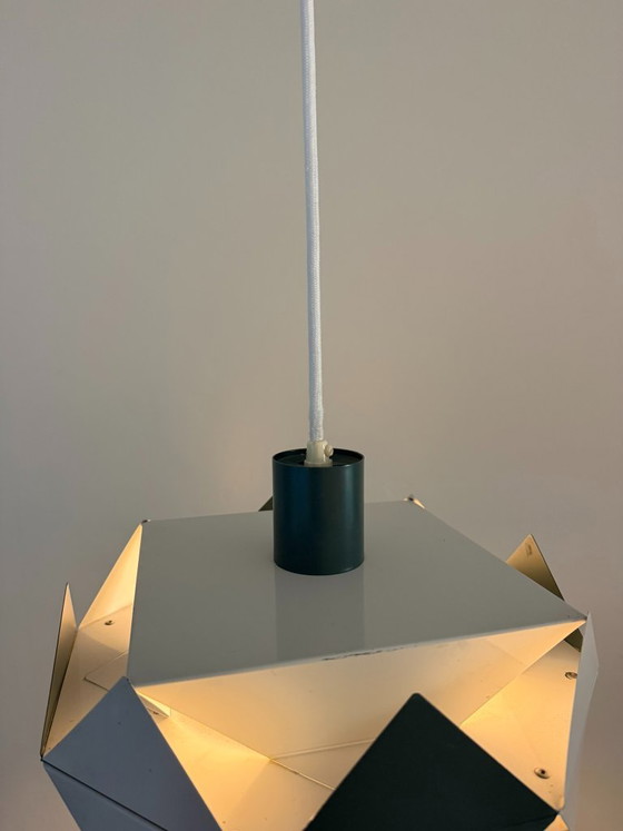 Vintage rare Preben Dahl Symfoni - Hans Folsgaard - Danish design lamp – Pendant lamps, Metal (photo 8 of 13)