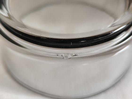 Image 1 of Piatto girevole originale Digsmed Denmark Lazy Susan – Piatto girevole in teak e vetro di metà secolo