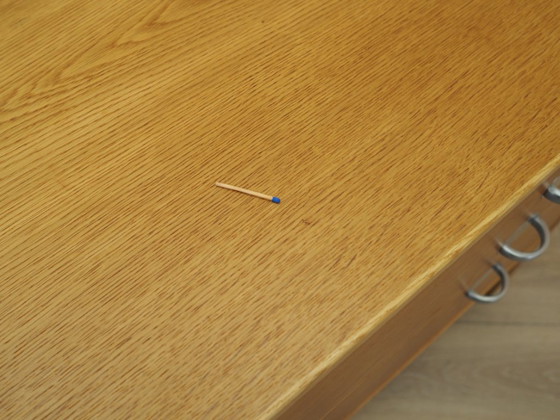Commode danoise plaquée avec plateau coulissant, années 70 – Bois (photo 9 of 18)