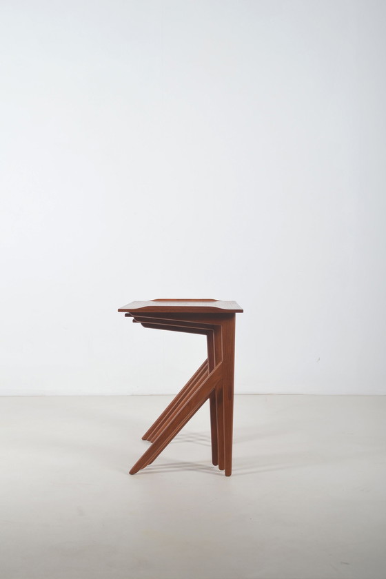 Image 1 of Danish nesting tables in teak, 1960s