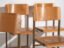 Vintage lounge chairs (c.1950). Set of 4 pieces – Dining chairs, Wood, Metal, Retro (photo 15 of 28)
